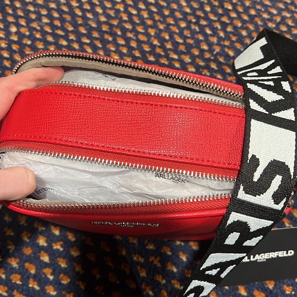 Karl Lagerfeld shoulder/cross body purse - Picture 3 of 5